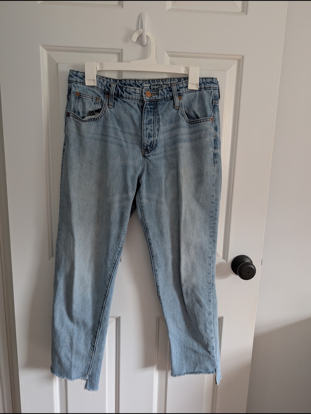 GAP Women's Vintage High Rise Light Denim Jeans Size 8/29